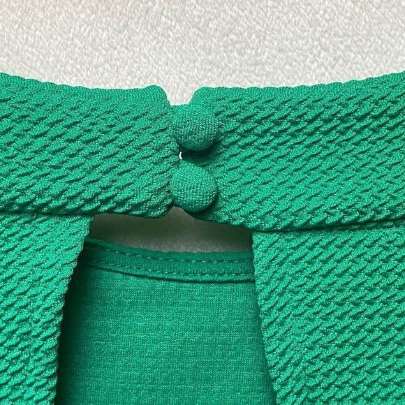 Bright Green Summer Dress Cut Out Back Xhilaration Large - Picture 7 of 7